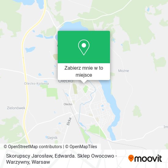 Mapa Skorupscy Jarosław, Edwarda. Sklep Owocowo - Warzywny