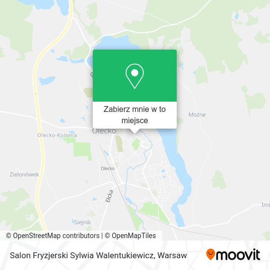 Mapa Salon Fryzjerski Sylwia Walentukiewicz