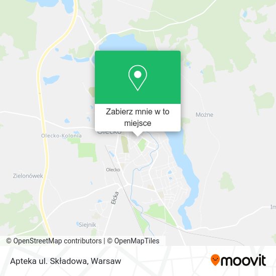 Mapa Apteka ul. Składowa