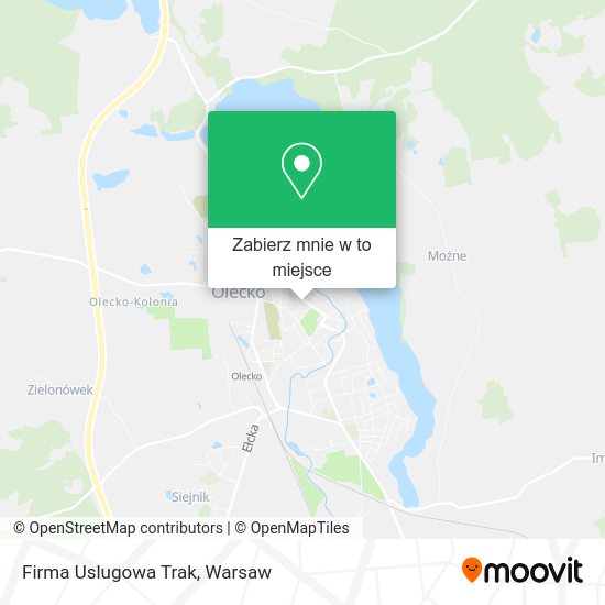 Mapa Firma Uslugowa Trak