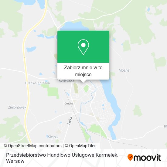 Mapa Przedsiebiorstwo Handlowo Uslugowe Karmelek