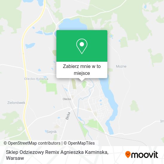 Mapa Sklep Odziezowy Remix Agnieszka Kaminska