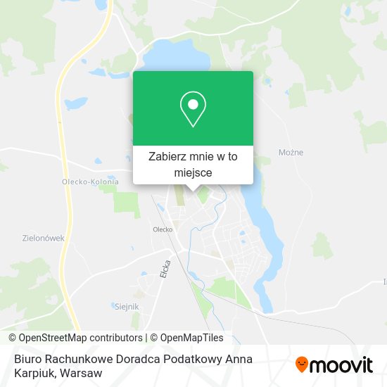 Mapa Biuro Rachunkowe Doradca Podatkowy Anna Karpiuk