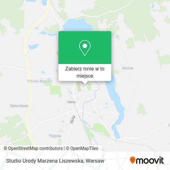 Mapa Studio Urody Marzena Liszewska