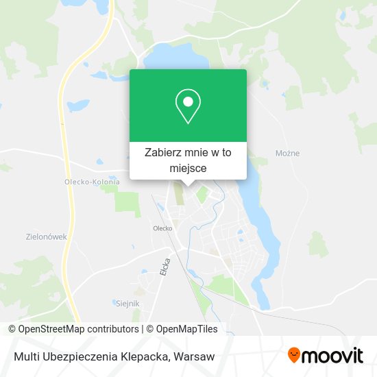 Mapa Multi Ubezpieczenia Klepacka