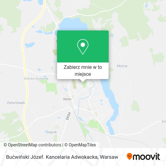 Mapa Bućwiński Józef. Kancelaria Adwokacka