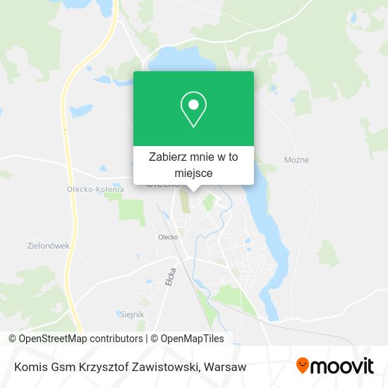 Mapa Komis Gsm Krzysztof Zawistowski