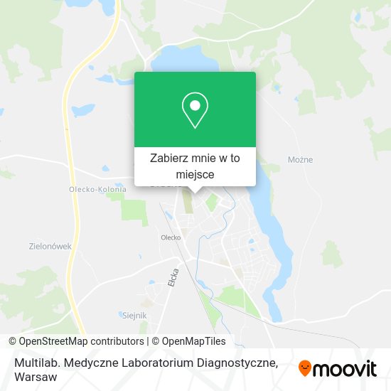 Mapa Multilab. Medyczne Laboratorium Diagnostyczne