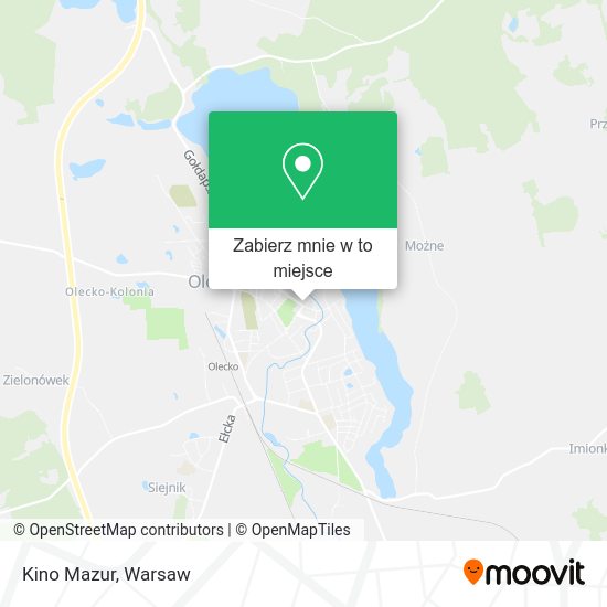 Mapa Kino Mazur