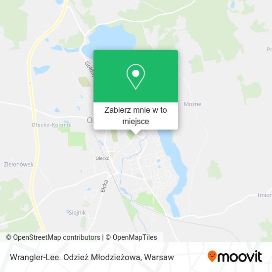 Mapa Wrangler-Lee. Odzież Młodzieżowa