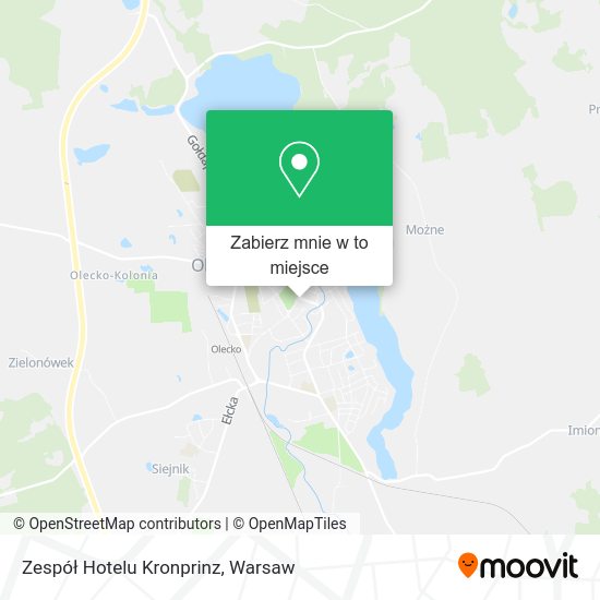 Mapa Zespół Hotelu Kronprinz