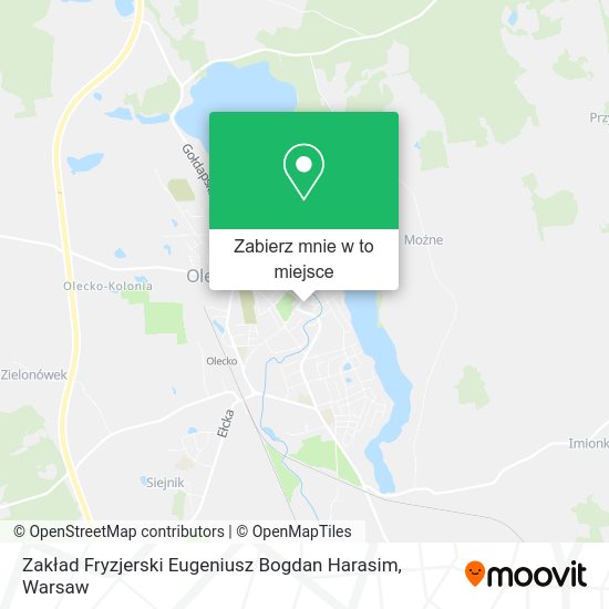 Mapa Zakład Fryzjerski Eugeniusz Bogdan Harasim