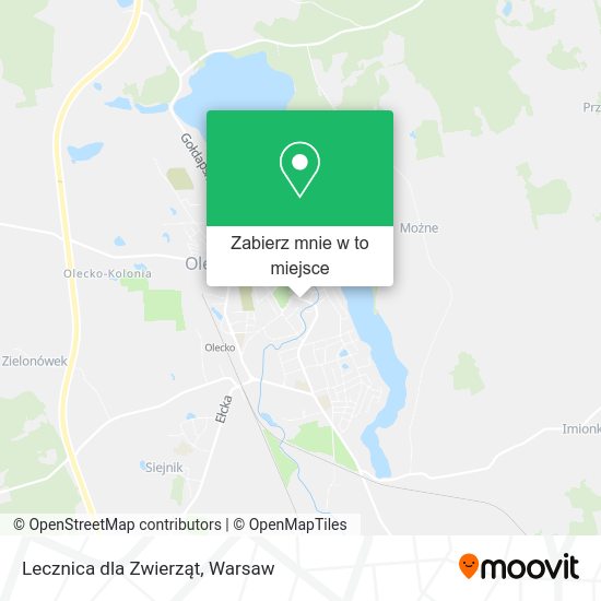 Mapa Lecznica dla Zwierząt