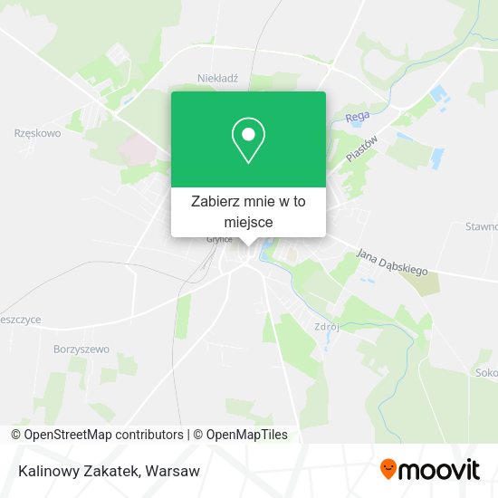 Mapa Kalinowy Zakatek