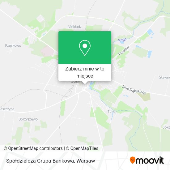 Mapa Spółdzielcza Grupa Bankowa