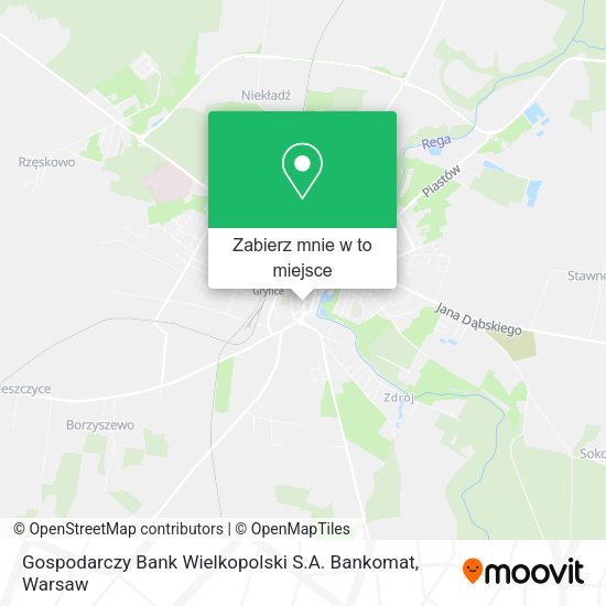 Mapa Gospodarczy Bank Wielkopolski S.A. Bankomat