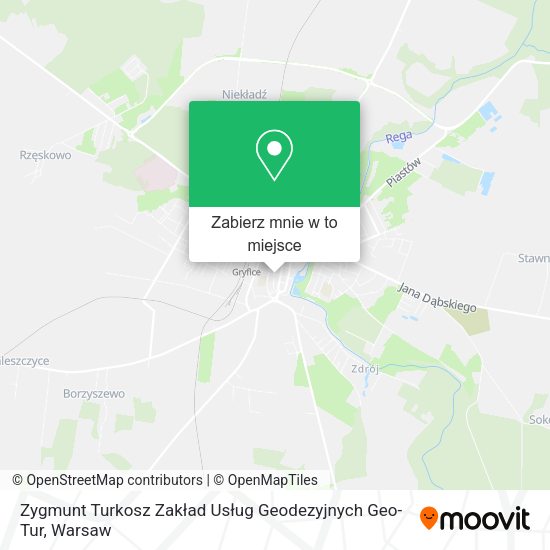 Mapa Zygmunt Turkosz Zakład Usług Geodezyjnych Geo-Tur