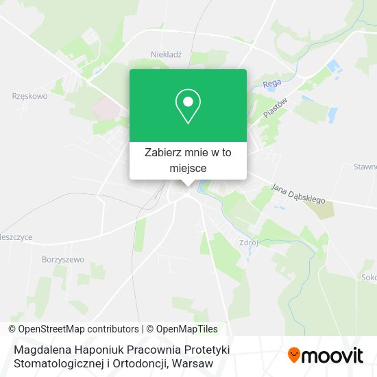 Mapa Magdalena Haponiuk Pracownia Protetyki Stomatologicznej i Ortodoncji