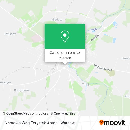 Mapa Naprawa Wag Forystek Antoni