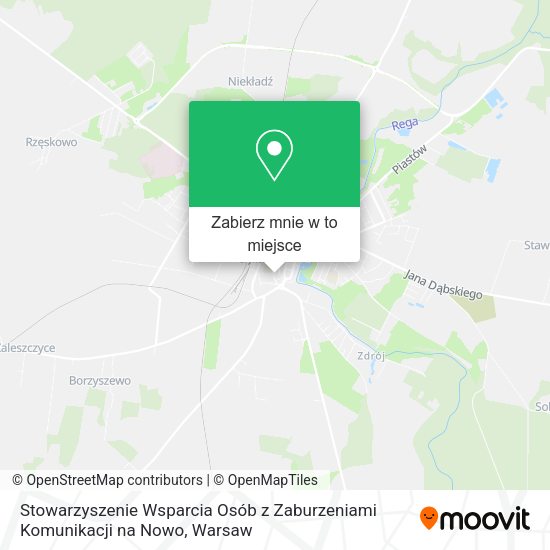 Mapa Stowarzyszenie Wsparcia Osób z Zaburzeniami Komunikacji na Nowo