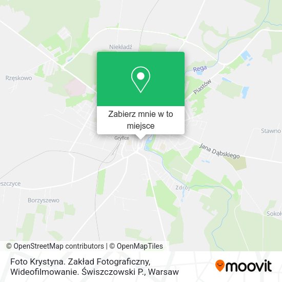 Mapa Foto Krystyna. Zakład Fotograficzny, Wideofilmowanie. Świszczowski P.