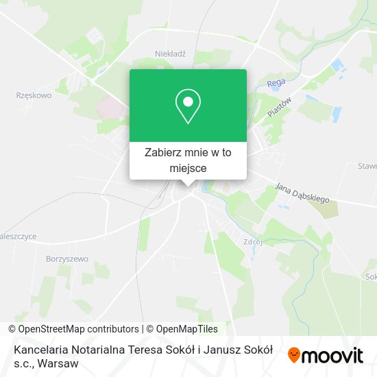 Mapa Kancelaria Notarialna Teresa Sokół i Janusz Sokół s.c.