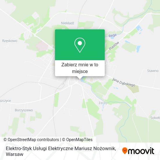 Mapa Elektro-Styk Usługi Elektryczne Mariusz Nożownik