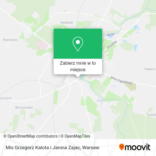 Mapa Mis Grzegorz Kalota i Janina Zajac