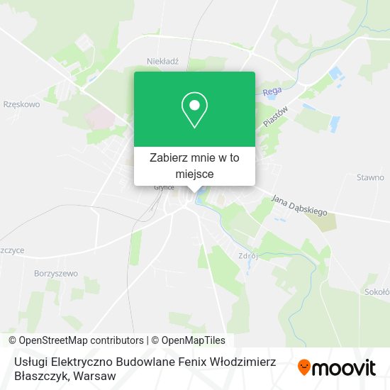 Mapa Usługi Elektryczno Budowlane Fenix Włodzimierz Błaszczyk