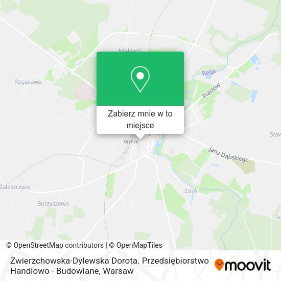 Mapa Zwierzchowska-Dylewska Dorota. Przedsiębiorstwo Handlowo - Budowlane