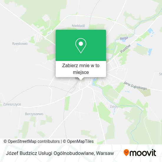 Mapa Józef Budzicz Usługi Ogólnobudowlane