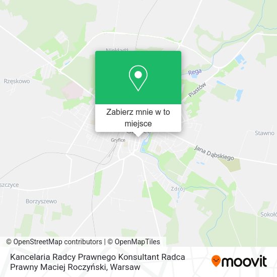 Mapa Kancelaria Radcy Prawnego Konsultant Radca Prawny Maciej Roczyński