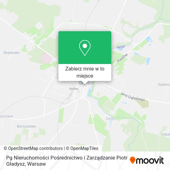 Mapa Pg Nieruchomości Pośrednictwo i Zarządzanie Piotr Gładysz