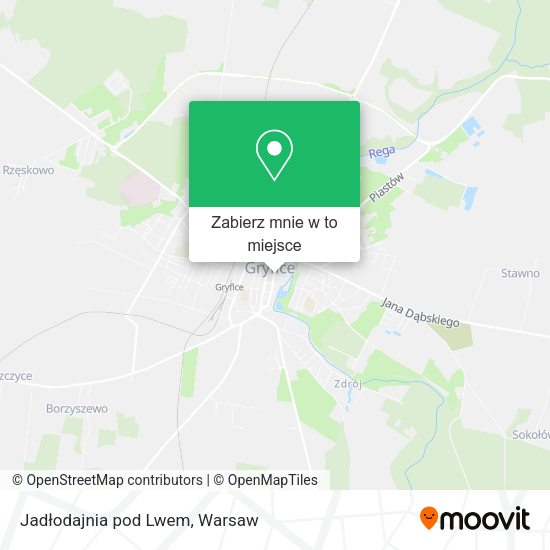 Mapa Jadłodajnia pod Lwem