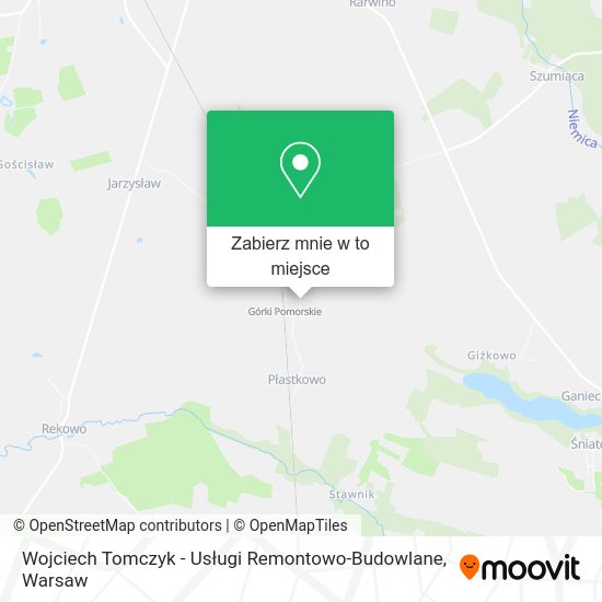 Mapa Wojciech Tomczyk - Usługi Remontowo-Budowlane