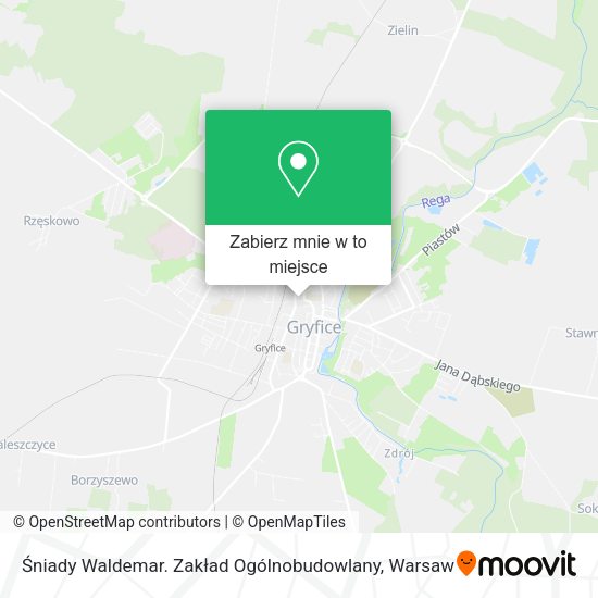 Mapa Śniady Waldemar. Zakład Ogólnobudowlany