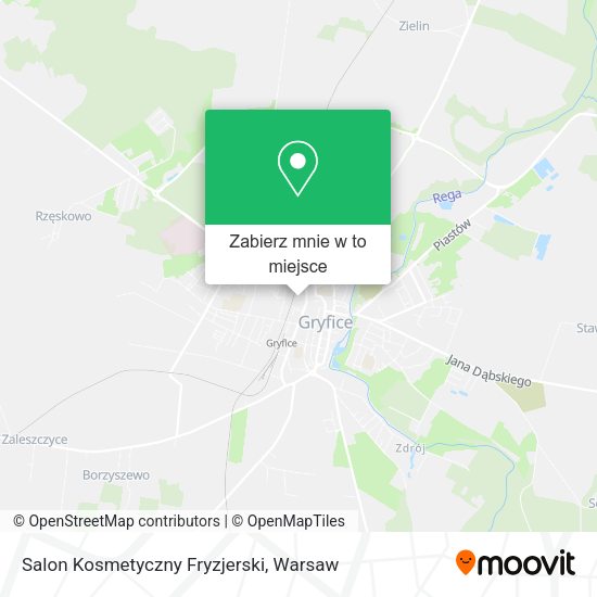 Mapa Salon Kosmetyczny Fryzjerski