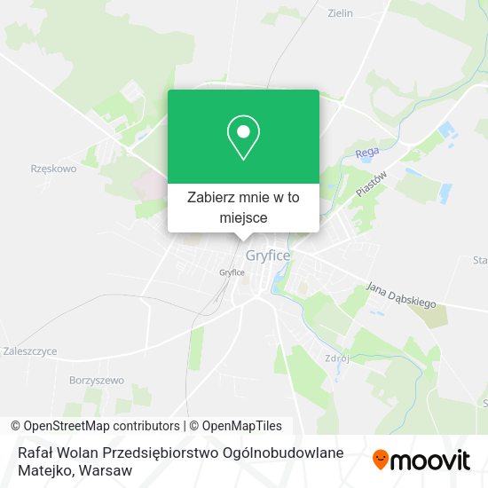 Mapa Rafał Wolan Przedsiębiorstwo Ogólnobudowlane Matejko