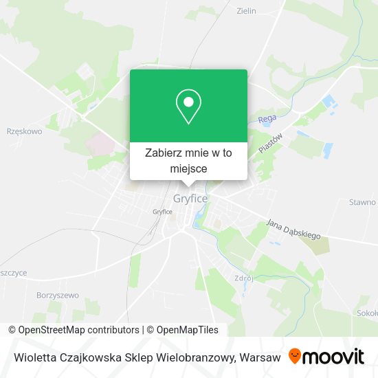 Mapa Wioletta Czajkowska Sklep Wielobranzowy