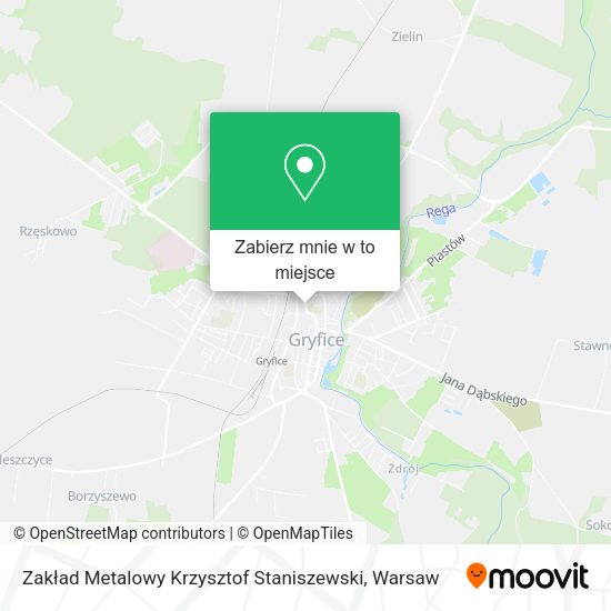 Mapa Zakład Metalowy Krzysztof Staniszewski