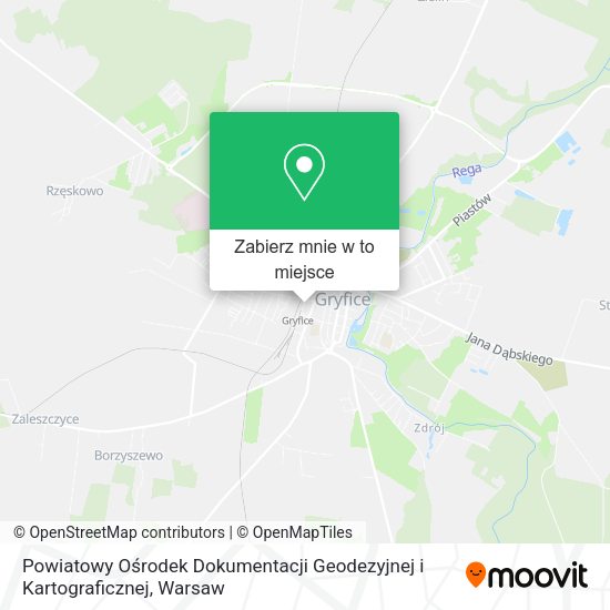 Mapa Powiatowy Ośrodek Dokumentacji Geodezyjnej i Kartograficznej