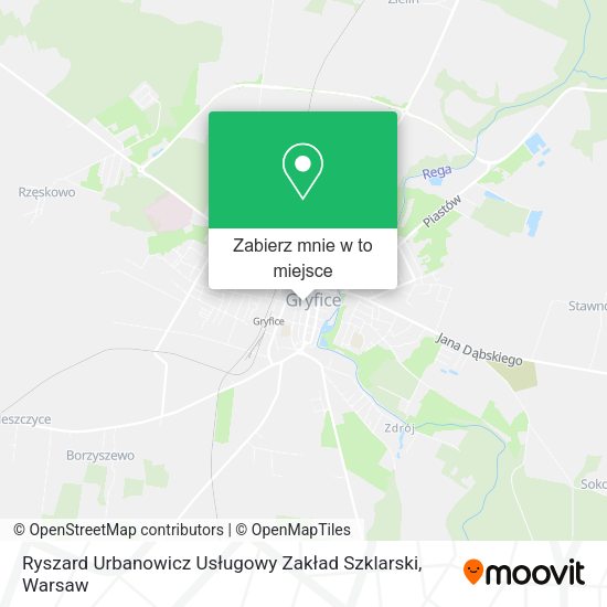 Mapa Ryszard Urbanowicz Usługowy Zakład Szklarski