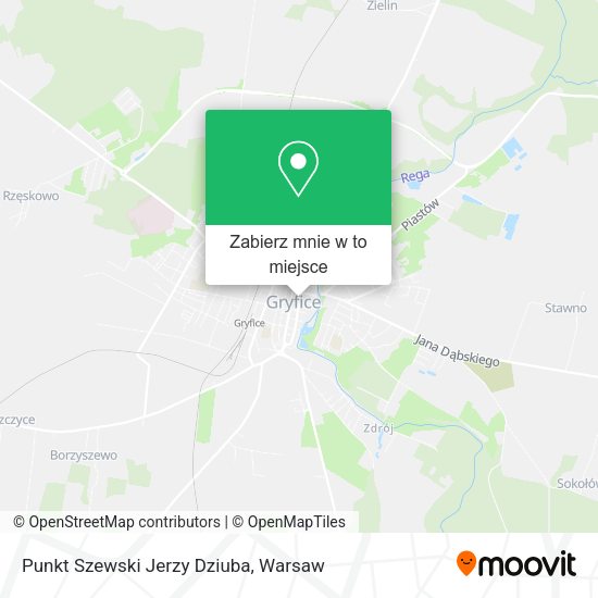 Mapa Punkt Szewski Jerzy Dziuba