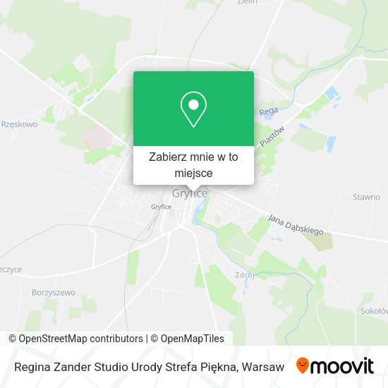 Mapa Regina Zander Studio Urody Strefa Piękna