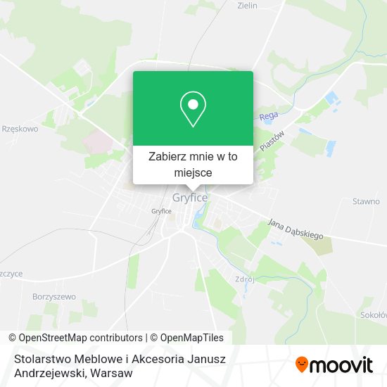 Mapa Stolarstwo Meblowe i Akcesoria Janusz Andrzejewski