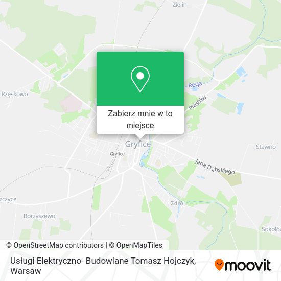 Mapa Usługi Elektryczno- Budowlane Tomasz Hojczyk