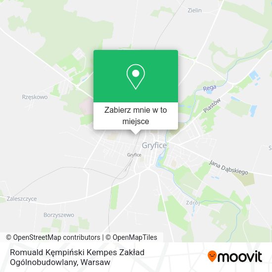 Mapa Romuald Kęmpiński Kempes Zakład Ogólnobudowlany