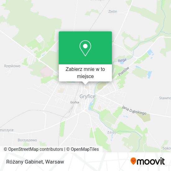 Mapa Różany Gabinet