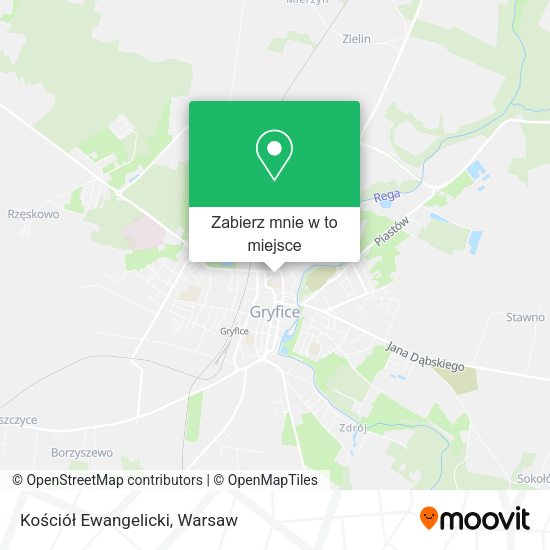 Mapa Kościół Ewangelicki