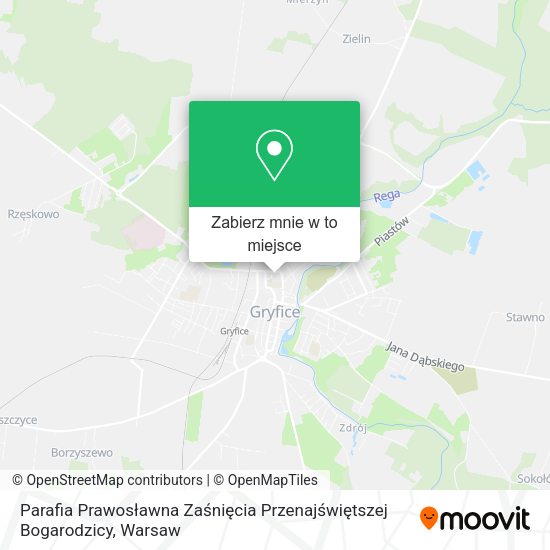 Mapa Parafia Prawosławna Zaśnięcia Przenajświętszej Bogarodzicy